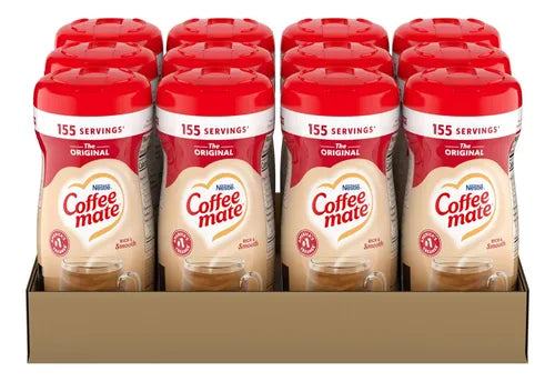 CHAROLA 12 PZAS COFFEE MATE ORIGINAL 435G